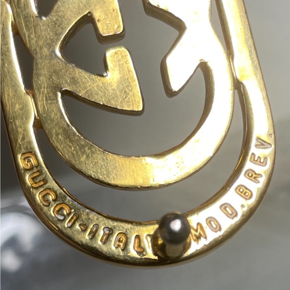 Vitage GUCCI leather belt reversible GG buckle made in italy - Picture 15 of 15